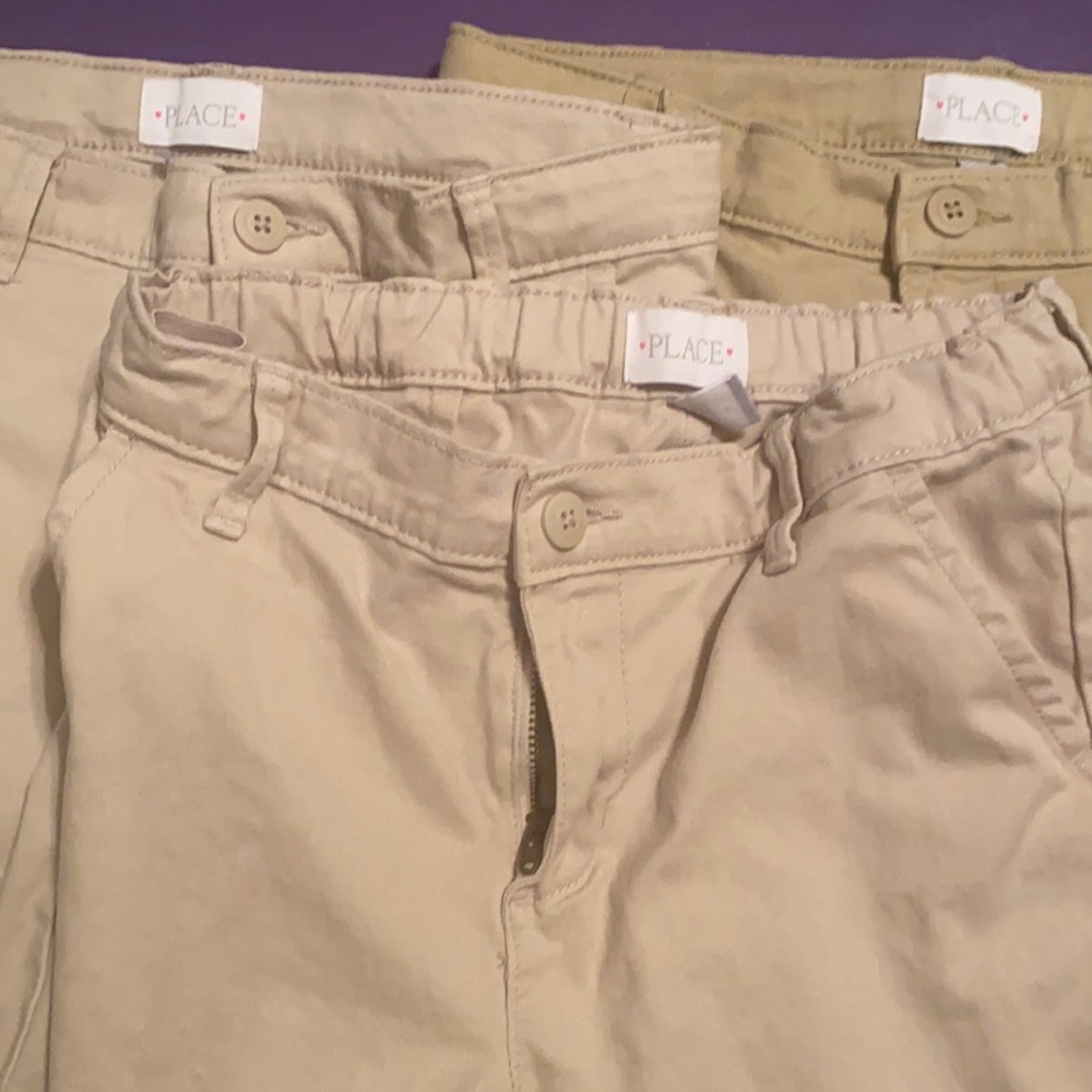 3 pair khaki pants